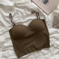 4 Colors Camisole for Women Fitness Crop Tops Summer Elegant Sexy All-match Casual Aesthetic Solid New