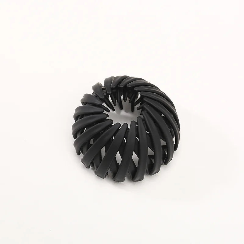 1pc Women Ponytail Hair Rings Clips Bird Nest Shaped Hair Hairpin Simple Magic Lazy Braider Tool Hair Styling Accessories