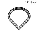 1PC Creative Septum Mustache Nose Rings For Women Men Fashion Stainless Steel Nose Rings Hoops Septum Piercing Jewelry Gifts